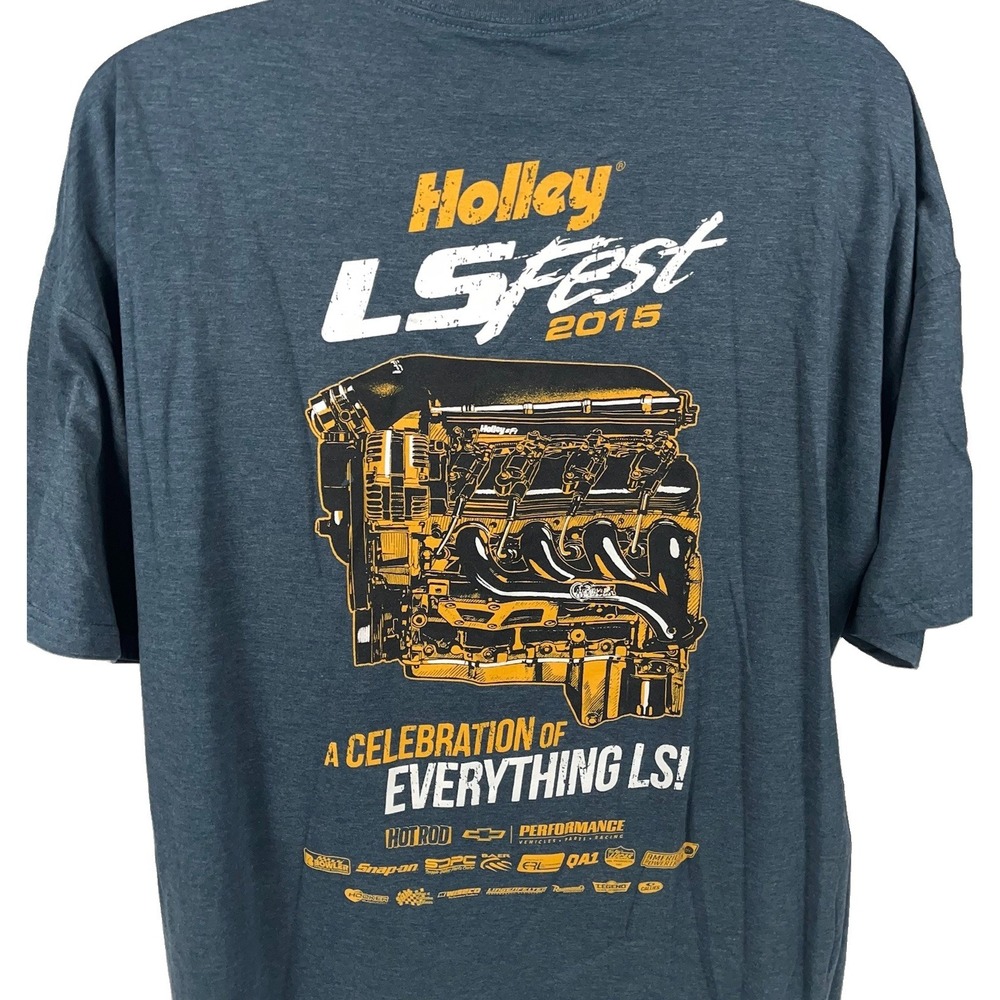 Holley LS Fest 2015 Official T-Shirt Size 3XL Cars Drag Racing Hot Rods